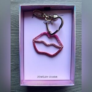 Betsey Johnson Pink Lips Key Holder